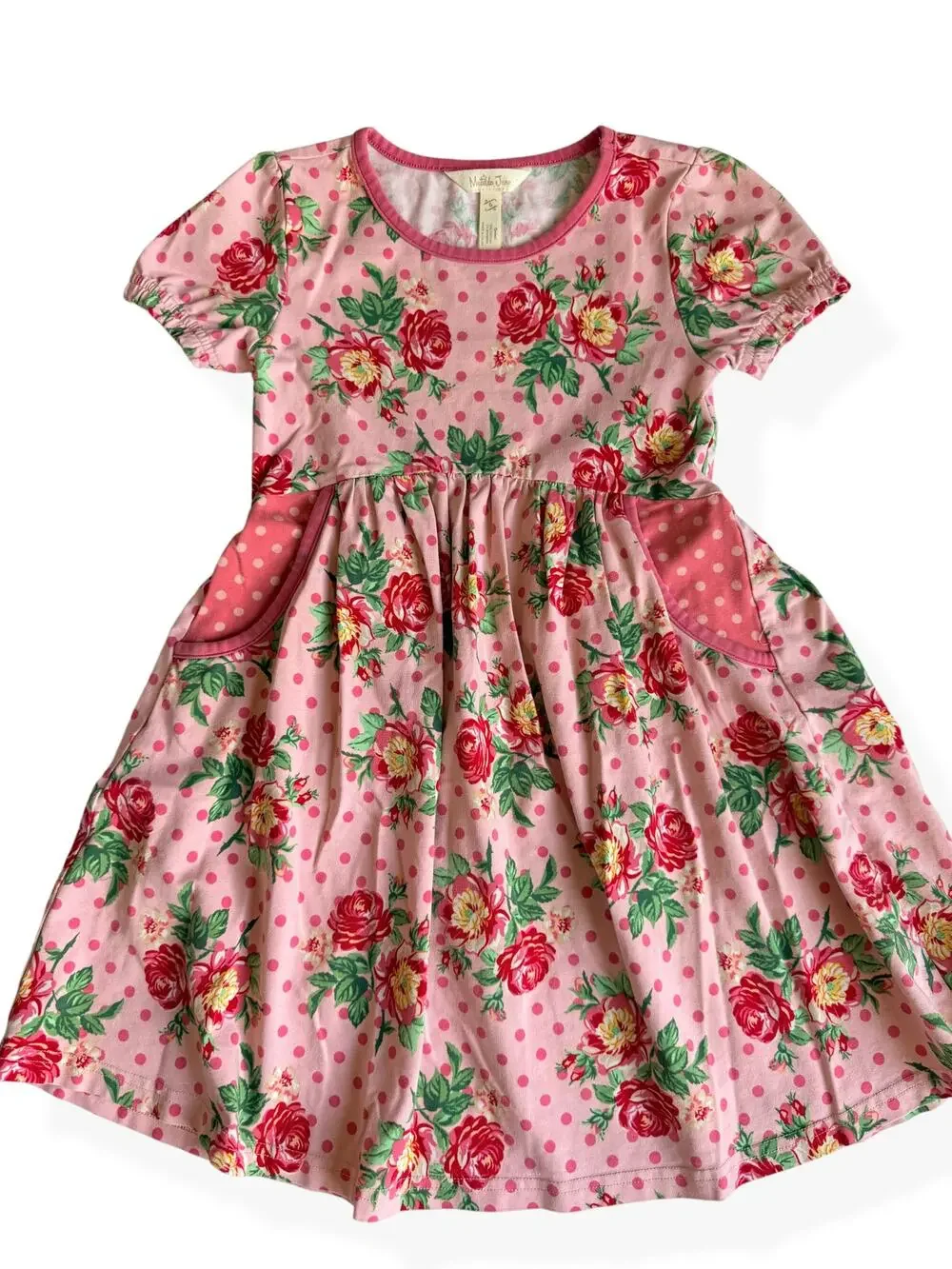 Matilda Jane Pretty In Pink Floral Dress Girls 6 Brilliant Daydream